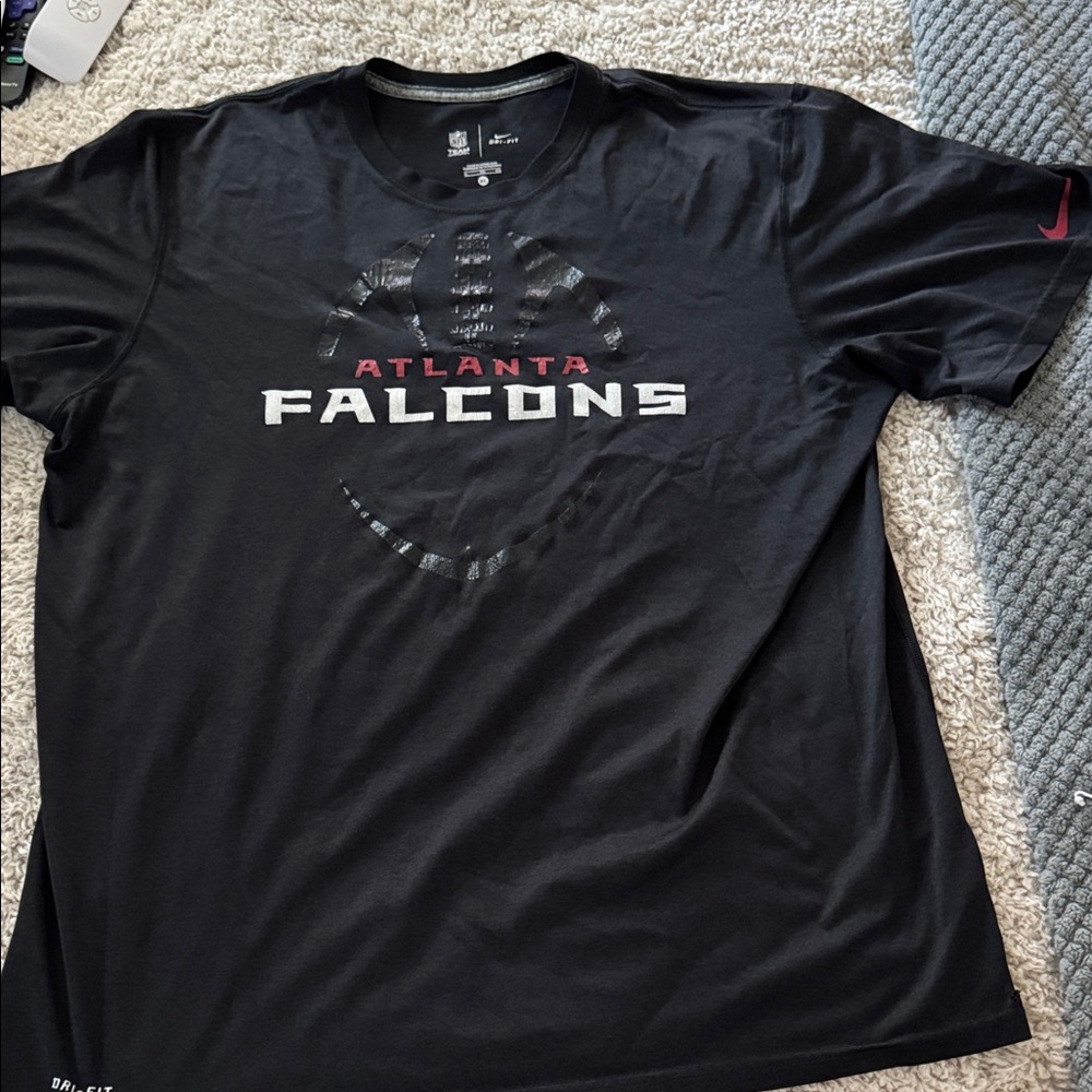 Nike Black Atlanta Falcons Short Sleeve Shirt